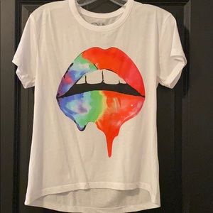 Chaser Lip Graphic Tee size S *worn once/ like new